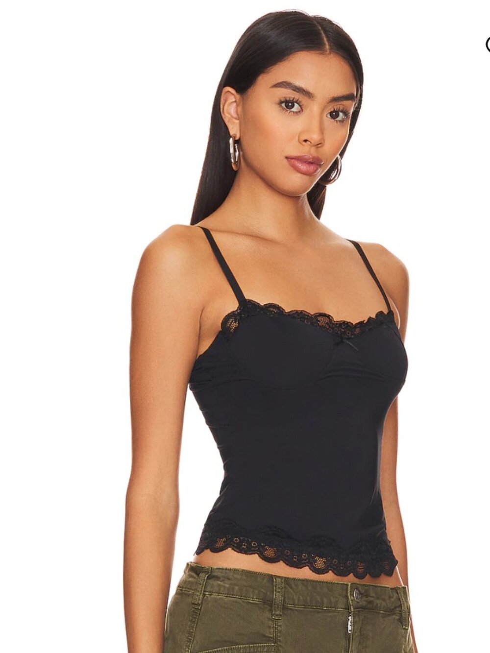 Lioness Top Model Cami in Onyx Size XS